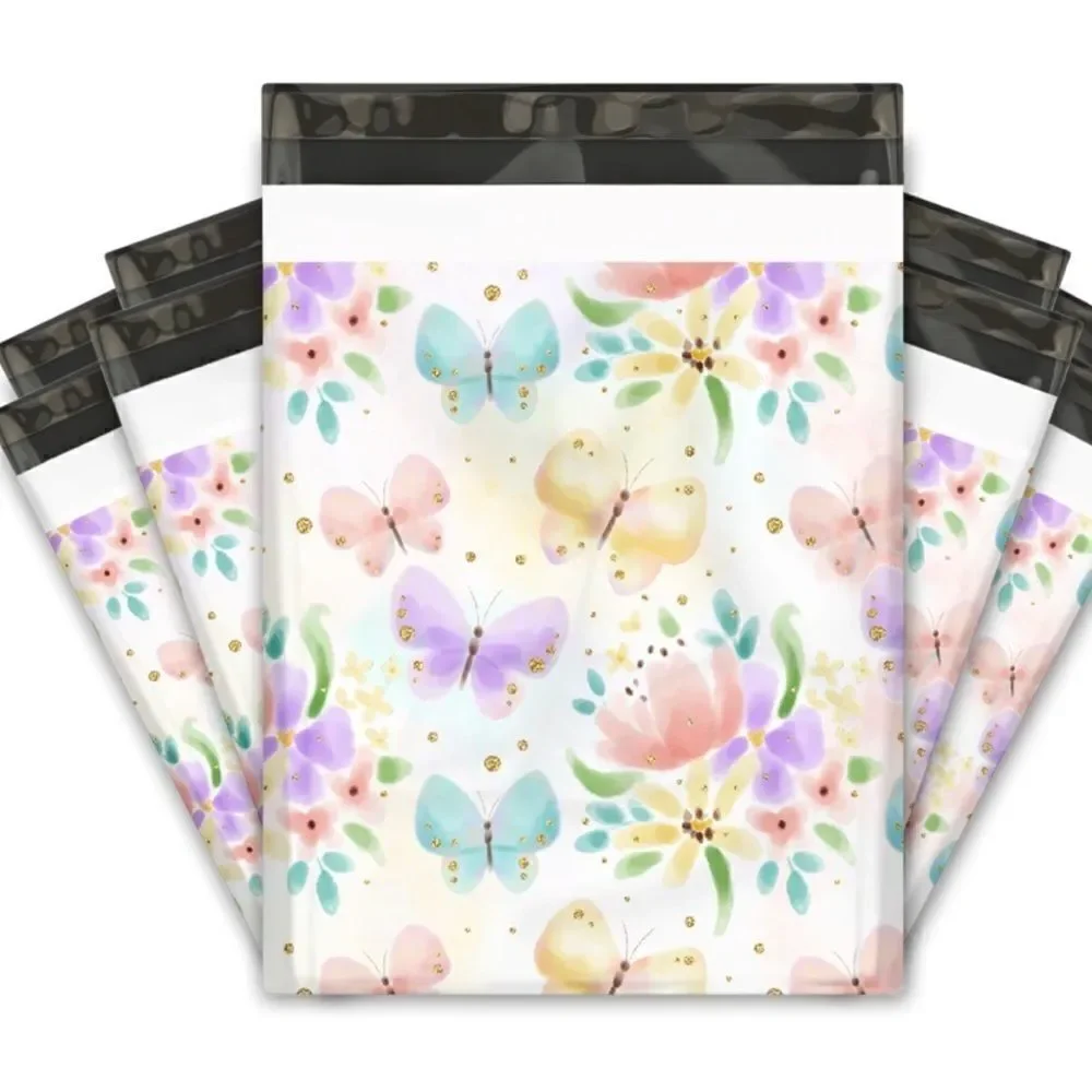 Poly Mailers MIX Cherry 10x13 14,5x19 35pcs 35stic